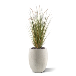 Pianta d'erba artificiale Pennisetum 100cm