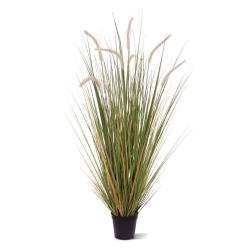 Pianta d'erba artificiale Pennisetum 100cm