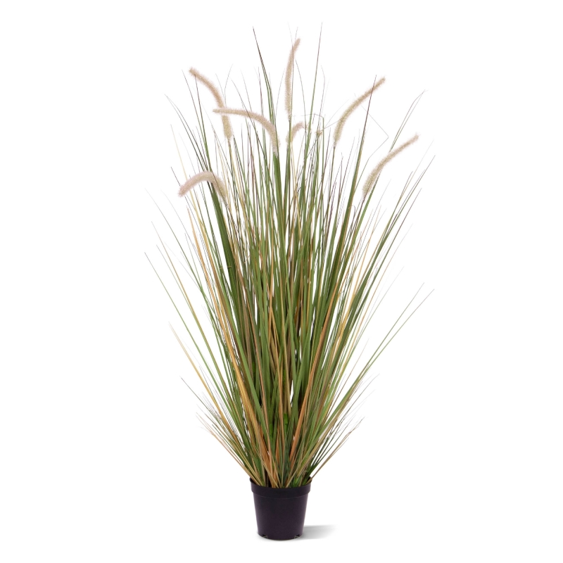 Pianta d'erba artificiale Pennisetum 100cm