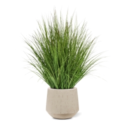 Pianta di Erba Artificiale XL 90cm Verde