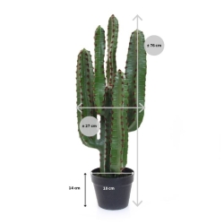 Cactus artificiale Euphorbia 70 cm