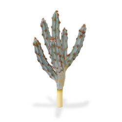 Bouquet artificiale di cactus Tetragonus 35 cm marrone