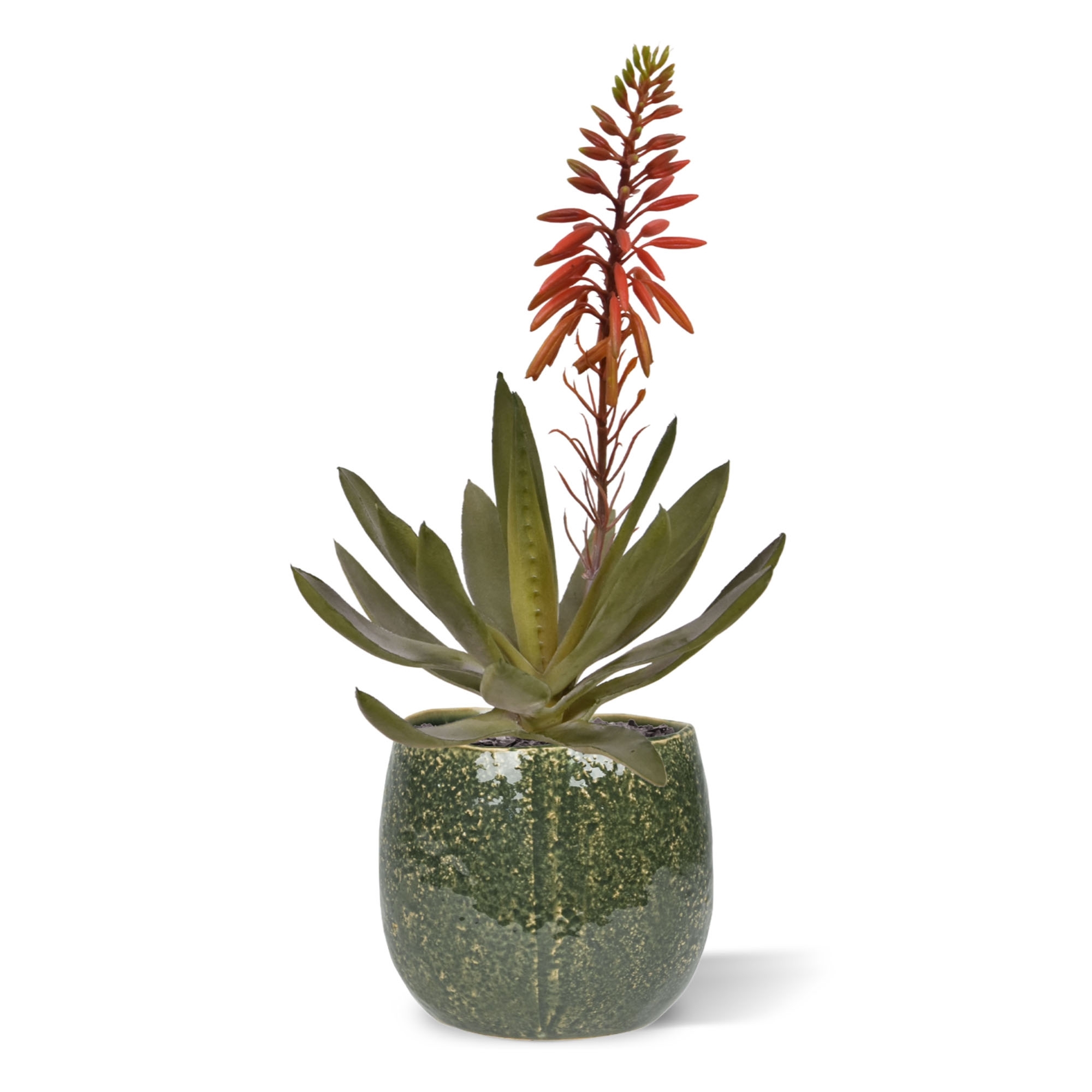 Pianta artificiale di Aloe Vera 30cm rosso
