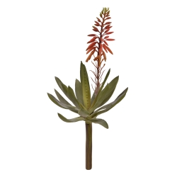 Pianta artificiale di Aloe Vera 30cm rosso