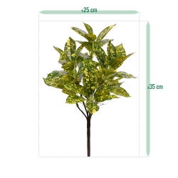 Acuba Japonica 35cm pianta artificiale