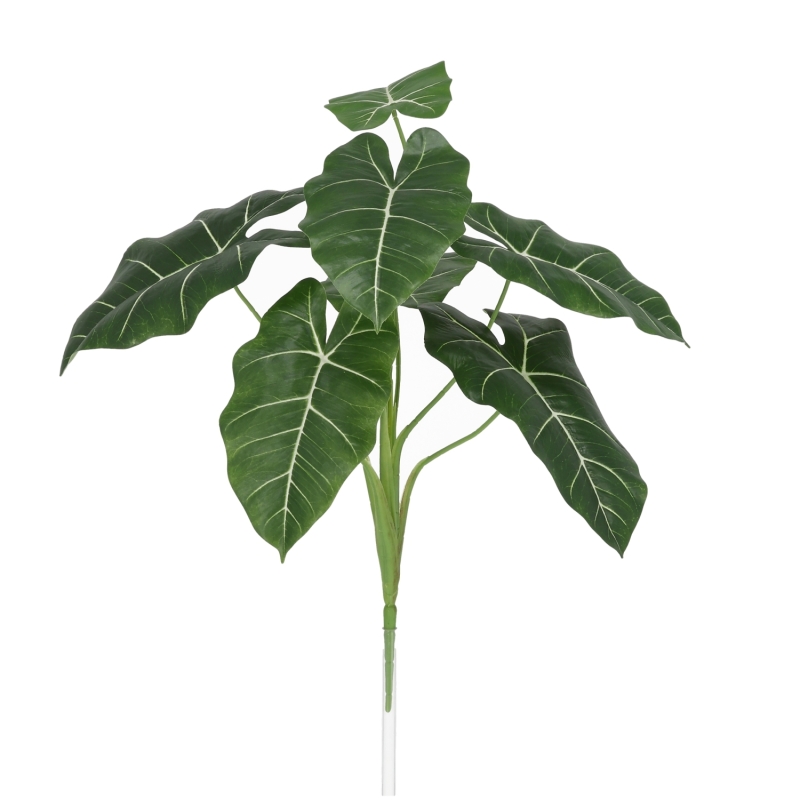 Alocasia Frydek Artificiale 60cm Verde