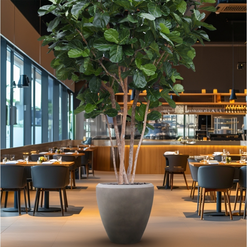 Albero artificiale Lyrata gigante Deluxe 420cm