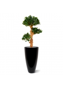 Panda Bonsai x3 albero artificiale su base 90cm