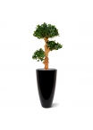 Panda Bonsai x3 albero artificiale su base 90cm