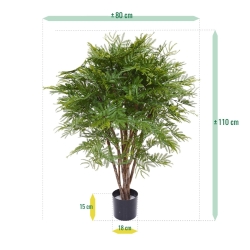Pianta artificiale di mimosa 110 cm - resistente ai raggi UV