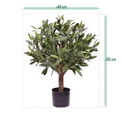 Sfera di Ulivo Artificiale D 40cm UV in vaso