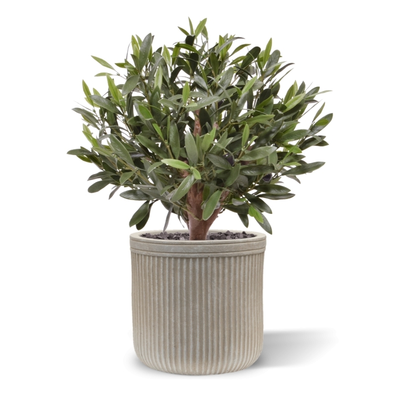 Sfera di Ulivo Artificiale D 40cm UV in vaso