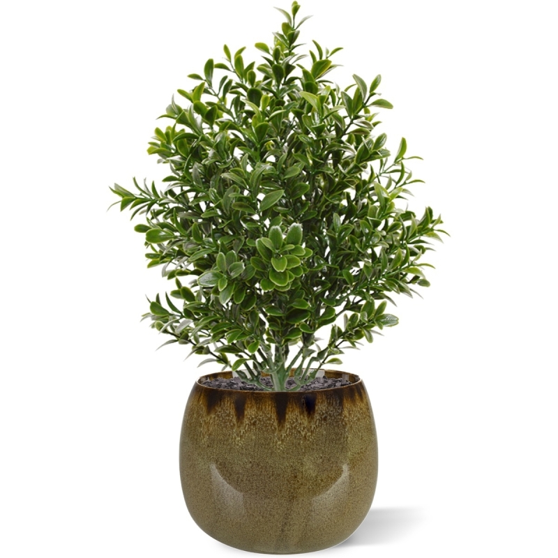 Bouquet artificiale di bosso 30 cm UV