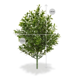 Bouquet artificiale di bosso 30 cm UV