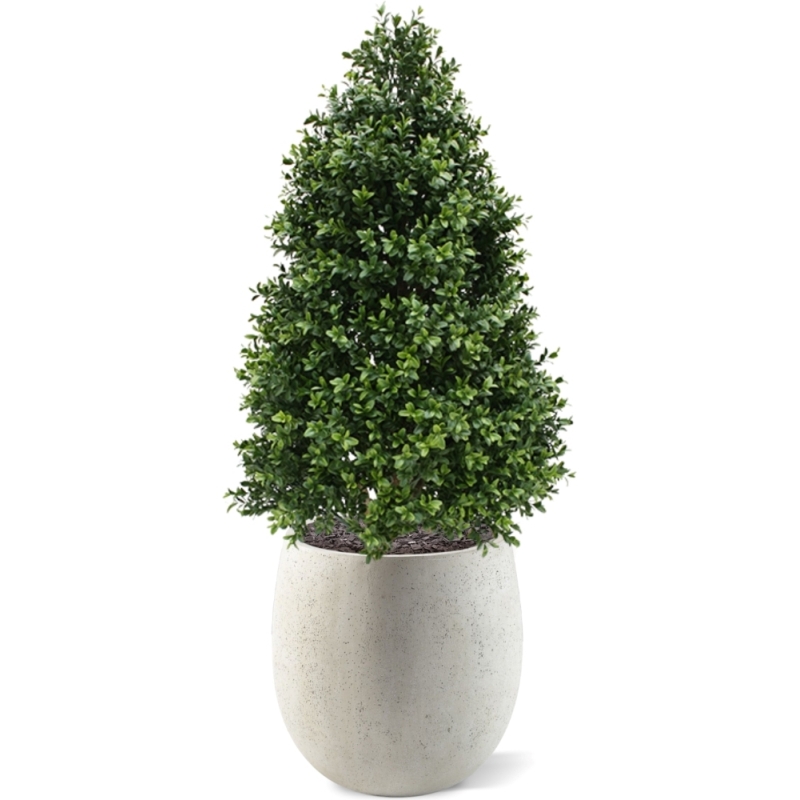 Pianta artificiale a torre di Buxus 110 cm - resistente ai raggi UV