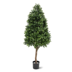 Pianta artificiale a torre di Buxus 110 cm - resistente ai raggi UV