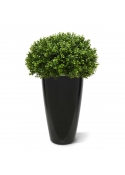 Pianta artificiale di bosso a mezza sfera 60 cm - resistente ai raggi UV
