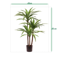 Replica Draceana Massangeana pianta Deluxe 95cm