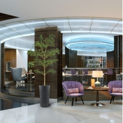 Albero artificiale Bucida Shady Lady verde 270 cm