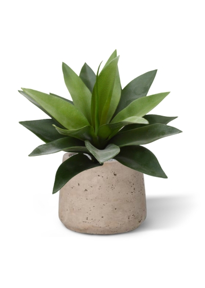 Pianta artificiale di agave da 25 cm in vaso da 10 cm