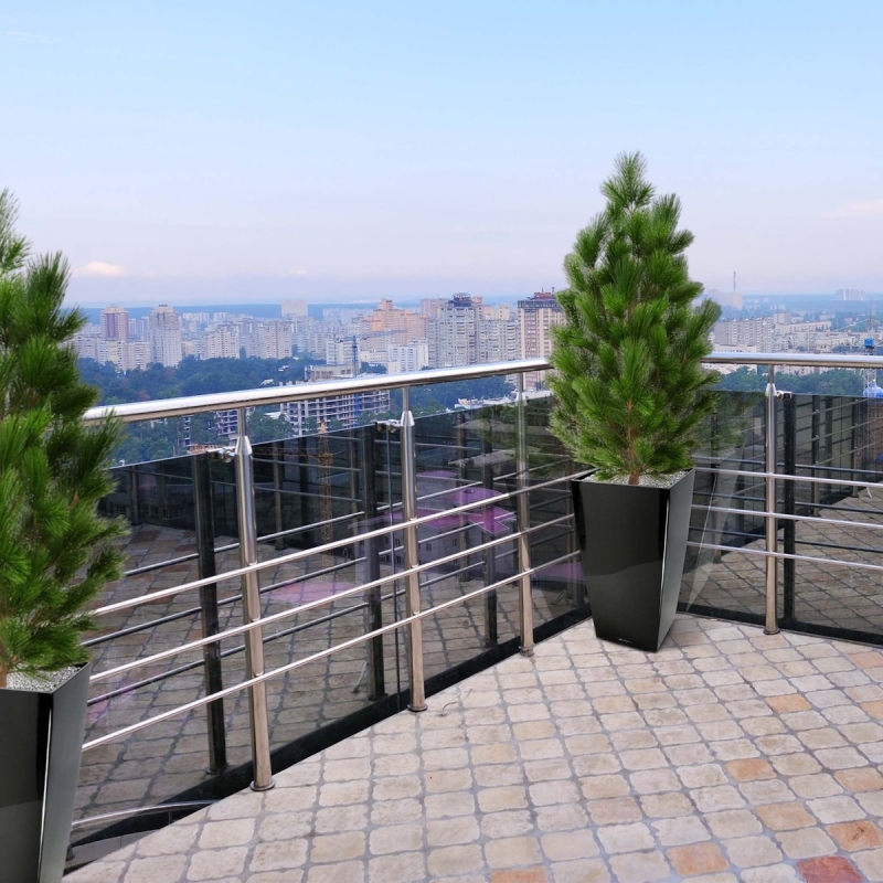 Pinus deluxe XL pianta artificiale 130 cm - resistente ai raggi UV