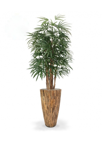 Palma artificiale Raphis deluxe 160 cm - FR - ignifuga