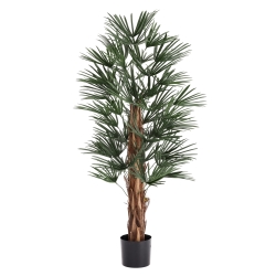 Artificiale Raphis Palma 125cm UV in vaso