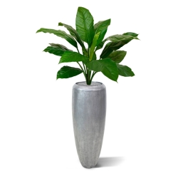 Bouquet artificiale Spathiphyllum King 80 cm verde