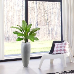 Bouquet artificiale Spathiphyllum King 80 cm verde