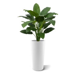 Pianta artificiale Spathiphyllum King 100cm - verde