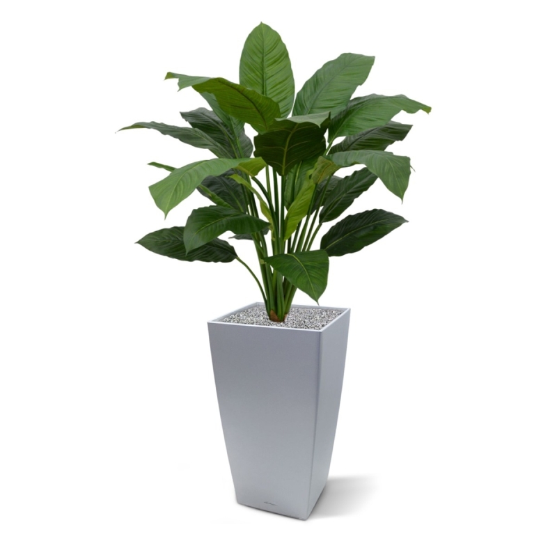 Pianta artificiale Spathiphyllum King 100cm - verde