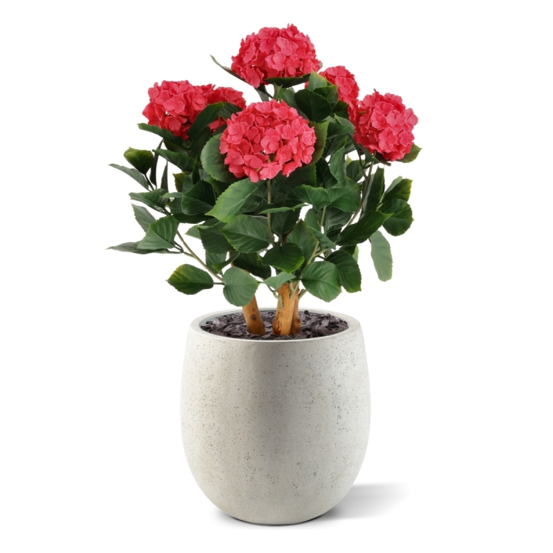 Ortensia Artificiale UV Deluxe 65cm Cerise
