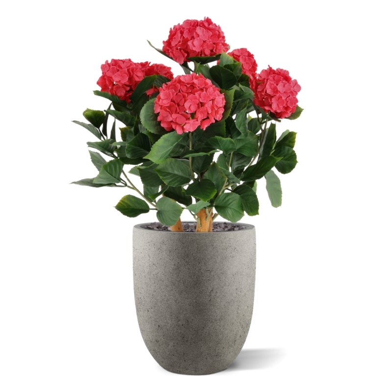 Ortensia Artificiale UV Deluxe 65cm Cerise
