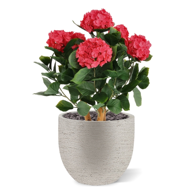 Ortensia Artificiale UV Deluxe 65cm Cerise
