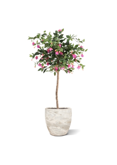 Albero Fucsia su tronco Artificiale 120cm Viola
