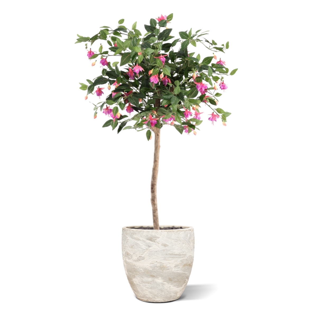 Albero Fucsia su tronco Artificiale 120cm Viola