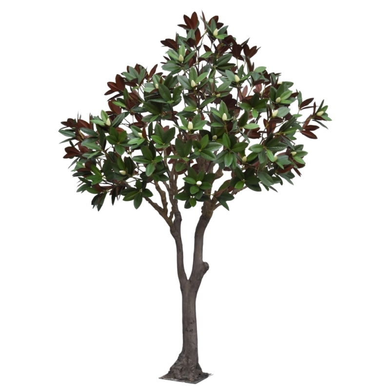 Albero artificiale Magnolia XL 300 cm su base