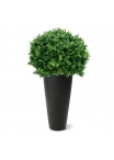 Pianta artificiale di bosso bulbosa deluxe da 80 cm - resistente ai raggi UV