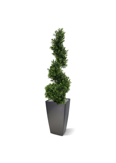 Albero artificiale di bosso a spirale deluxe 100 cm - resistente ai raggi UV