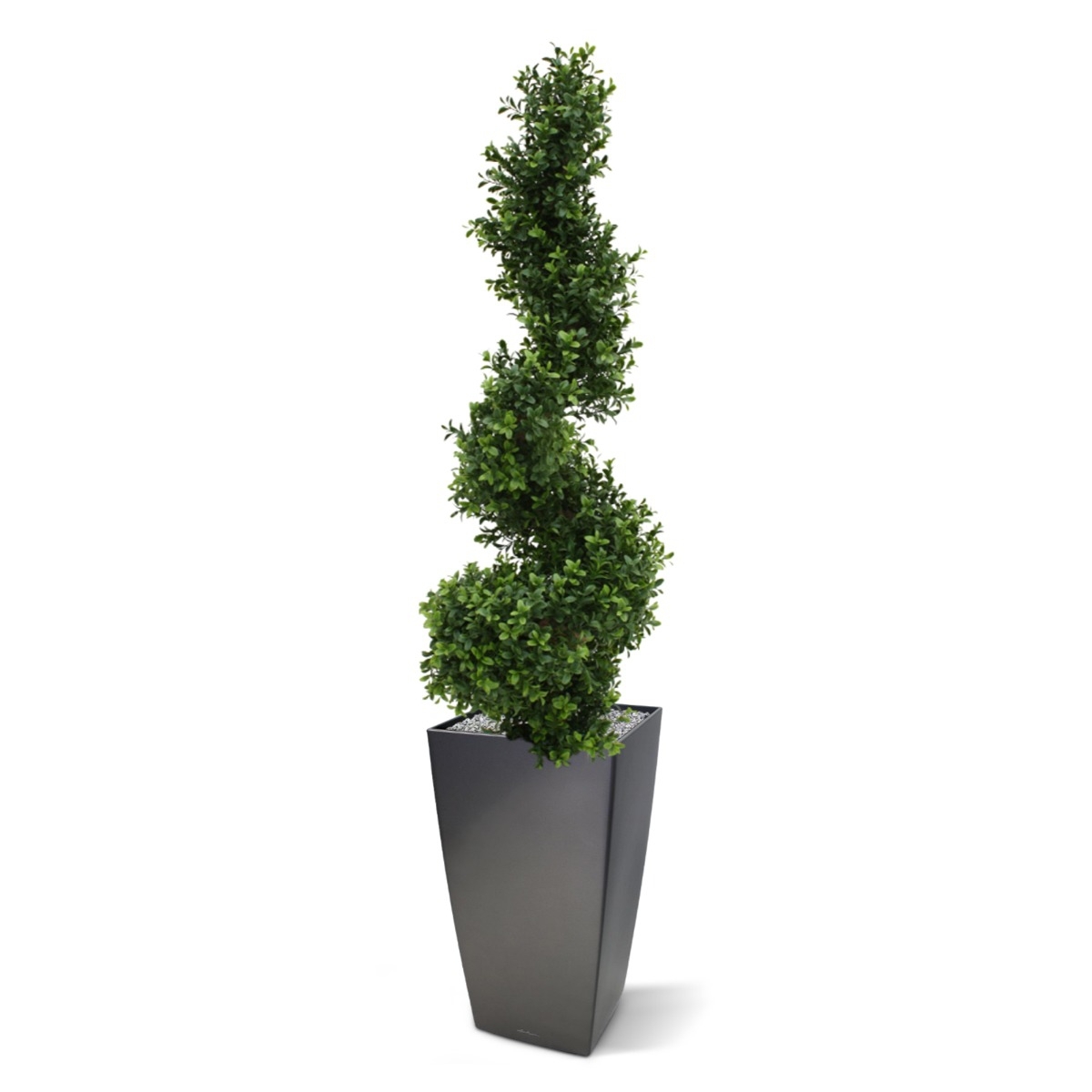Albero artificiale di bosso a spirale deluxe 100 cm - resistente ai raggi UV