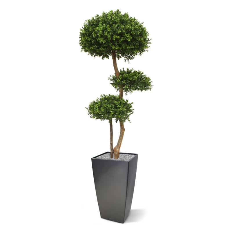 Bosso bulbo deluxe x3 pianta artificiale 140cm - resistente ai raggi UV