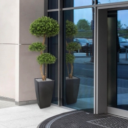 Bosso bulbo deluxe x3 pianta artificiale 140cm - resistente ai raggi UV