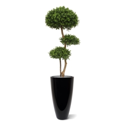 Bosso bulbo deluxe x3 pianta artificiale 140cm - resistente ai raggi UV