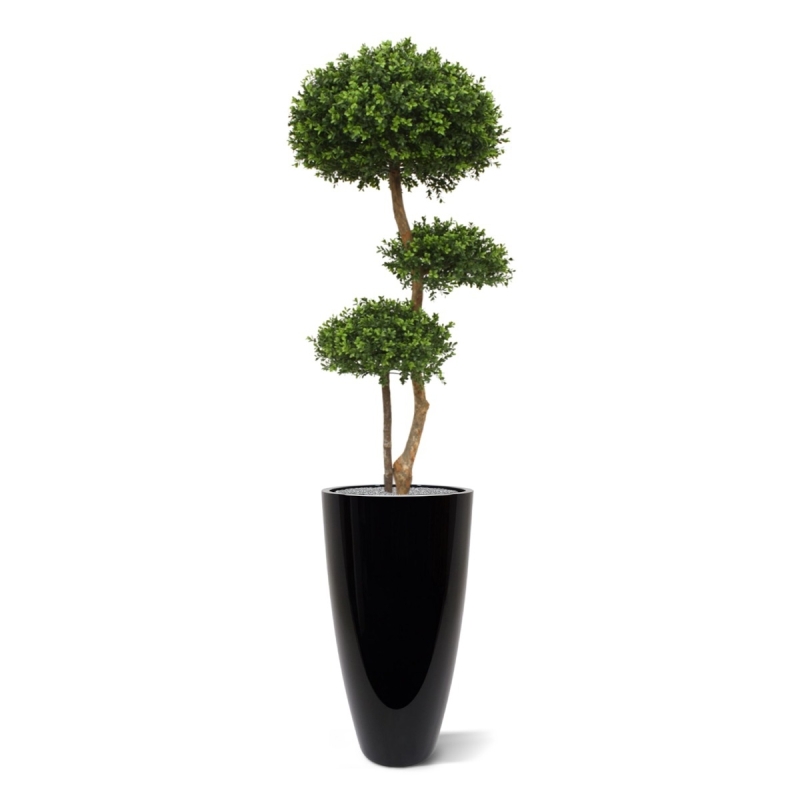 Bosso bulbo deluxe x3 pianta artificiale 140cm - resistente ai raggi UV