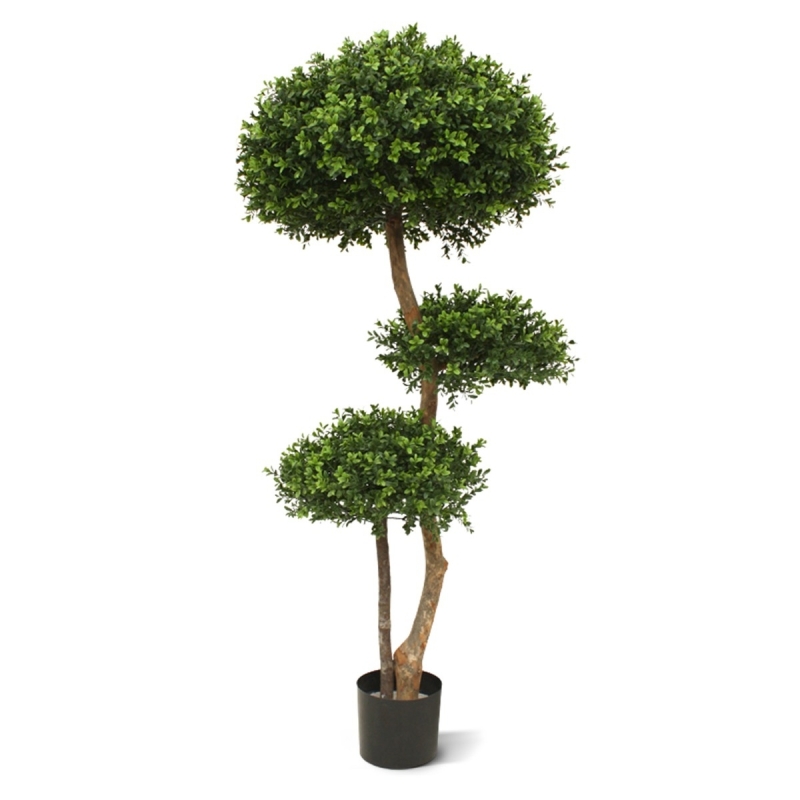 Bosso bulbo deluxe x3 pianta artificiale 140cm - resistente ai raggi UV