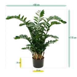 Zamioculcas XL pianta artificiale 120cm