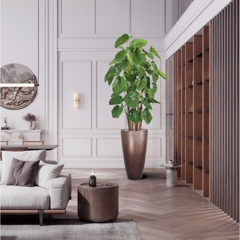 Alocasia Calidora Albero artificiale gigante deluxe 210 cm