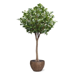 Albero artificiale di acero Deluxe XXL 375 cm su tronco