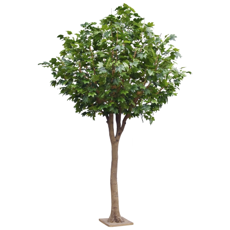 Albero artificiale di acero Deluxe XXL 375 cm su tronco