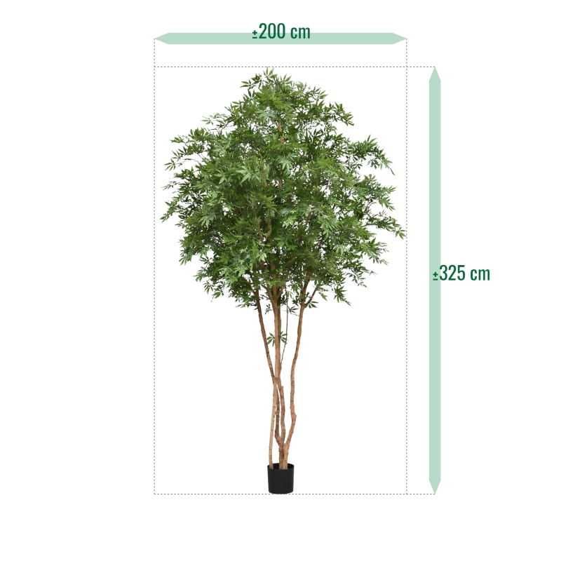 Albero Acer Giapponese Deluxe Artificiale 325cm Verde